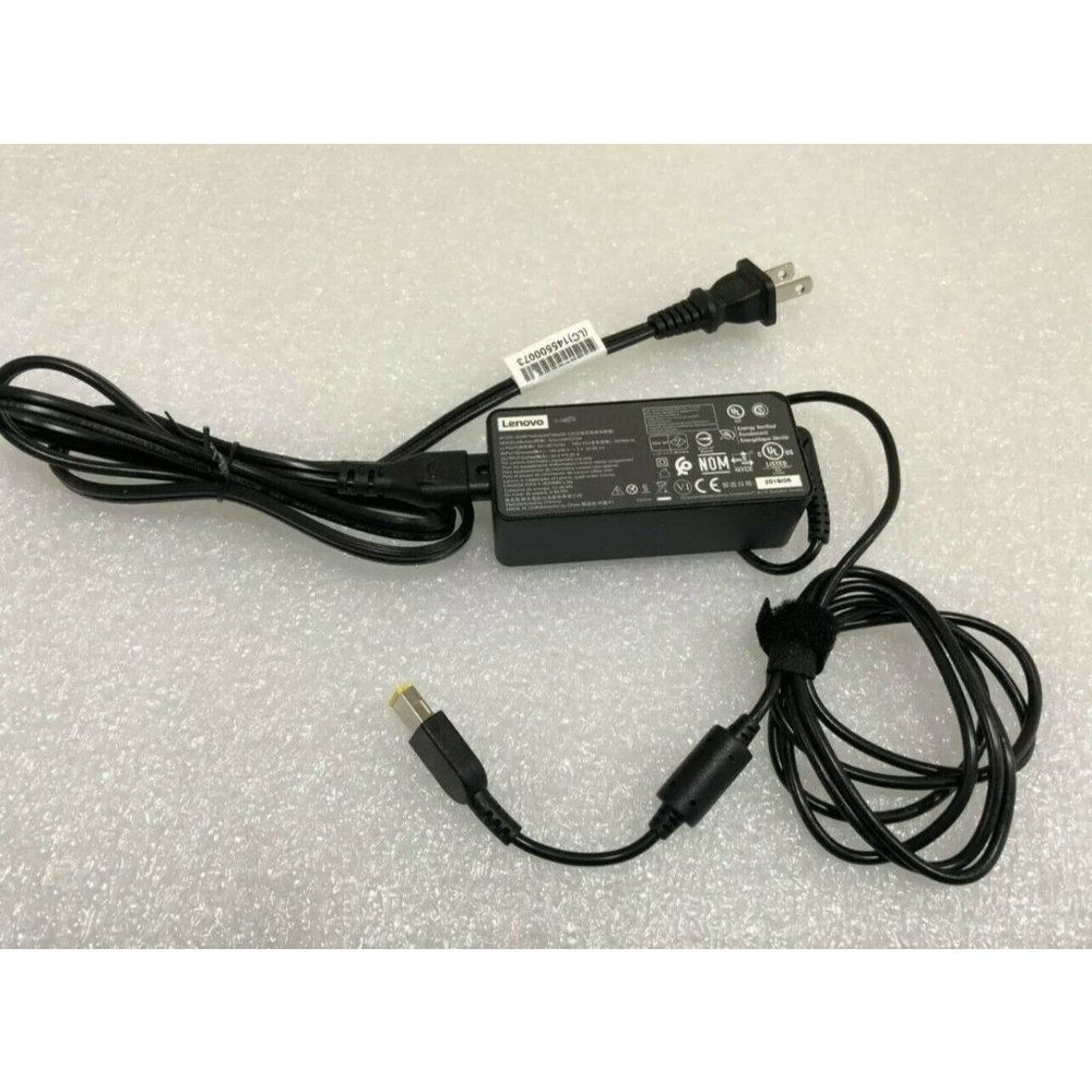 Genuine Lenovo 45W 20V 2.25A AC Adapter ADLX45NCC3A ADLX45NCC2A with Power Cord